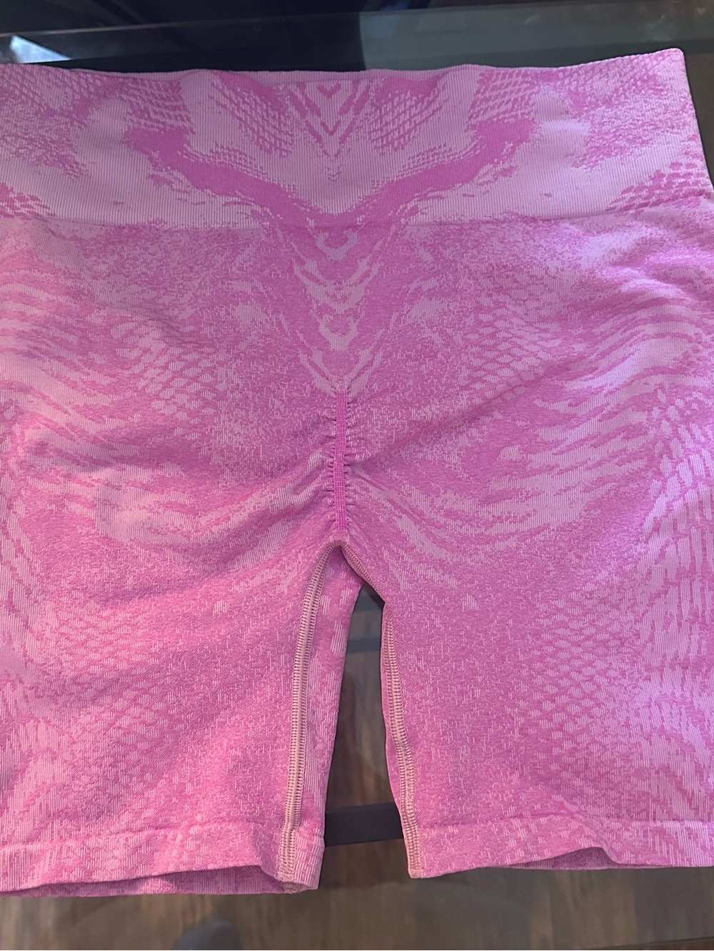 Gymshark X Whitney Simmons Pink Seamless High-Waist Bike Shorts